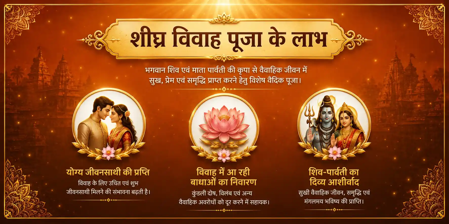 श्रावण विशेष शिव पार्वती विवाह सिद्धि पूजा