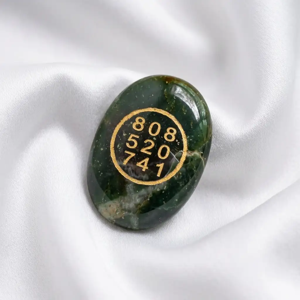 Certified Natural Green Jade Stone (14 Carat)