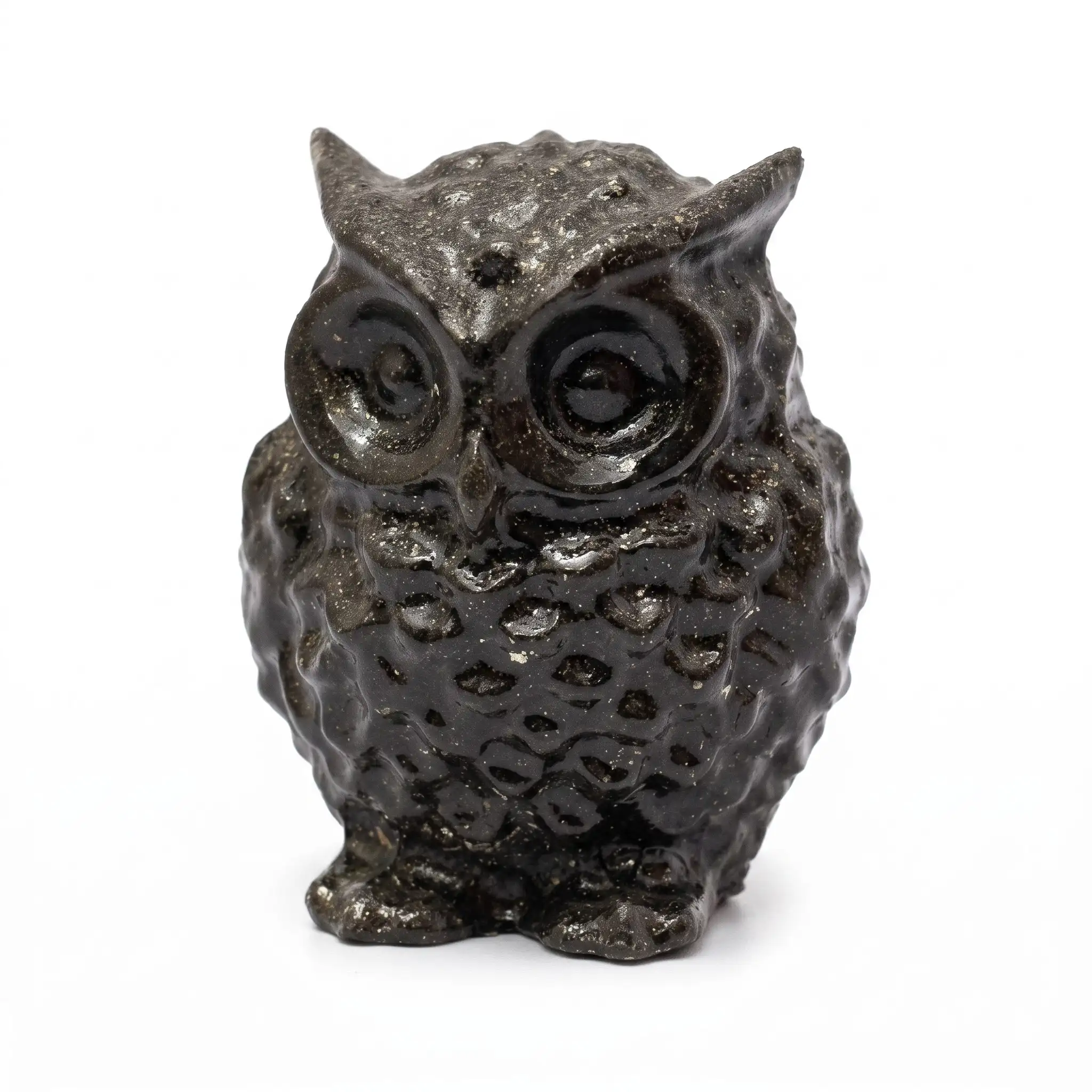 Pyrite Owl (Mata Lakshmi Vahan) for Wealth, Success & Protection | Money Attraction Owl Housewarming Gift