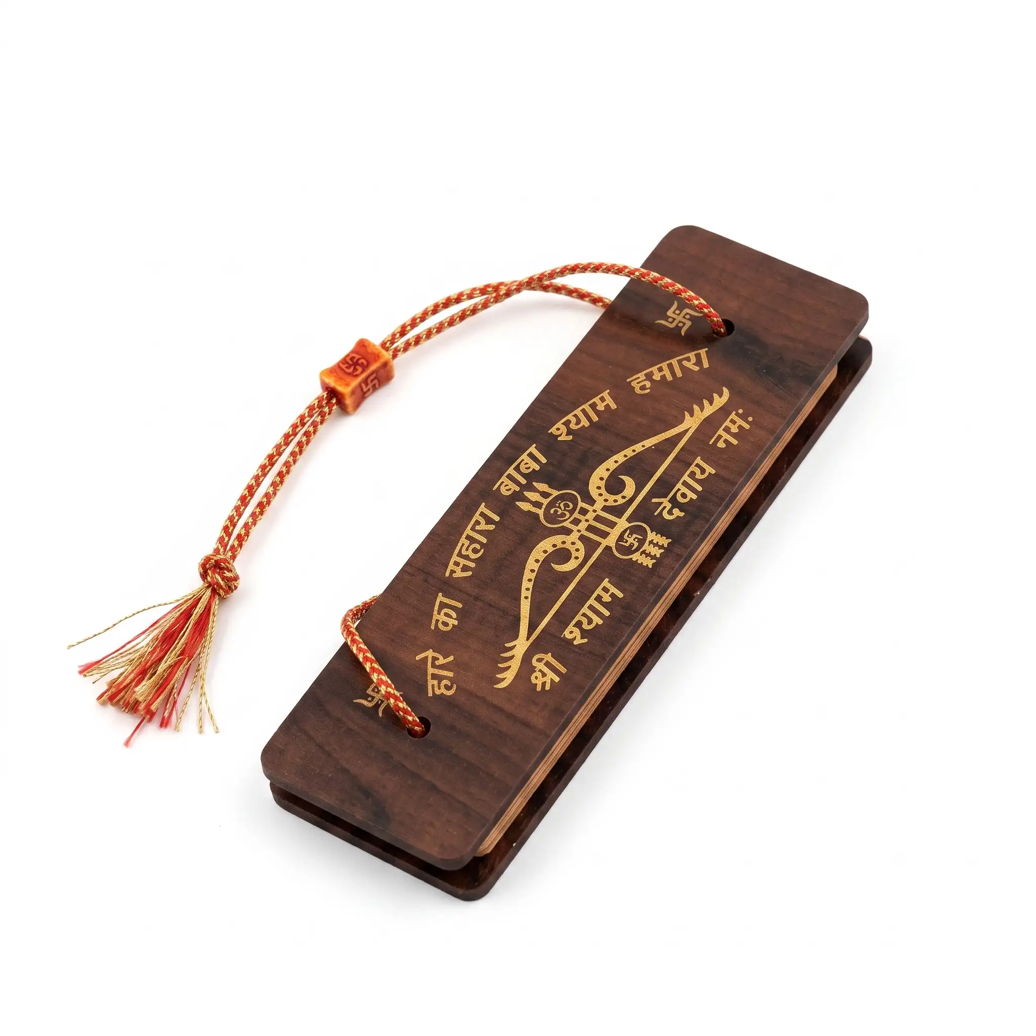 Wooden Khatu Shyam Chalisa Pocket Book